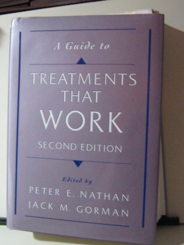 Stock image for A Guide to Treatments That Work for sale by Better World Books