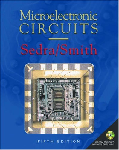 Beispielbild fr Microelectronic Circuits: includes CD-ROM (The Oxford Series in E zum Verkauf von Hawking Books