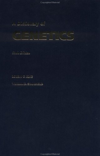 Beispielbild fr A Dictionary of Genetics zum Verkauf von ThriftBooks-Dallas