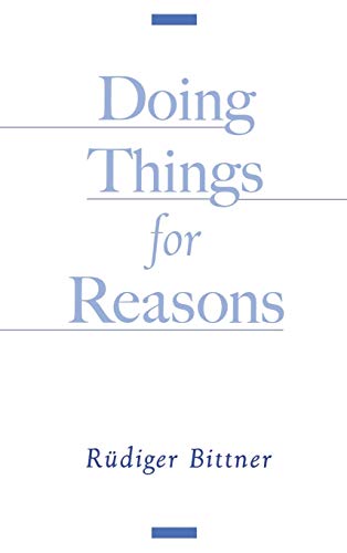 Stock image for Doing Things for Reasons for sale by Better World Books