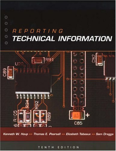 Beispielbild fr Reporting Technical Information zum Verkauf von Better World Books