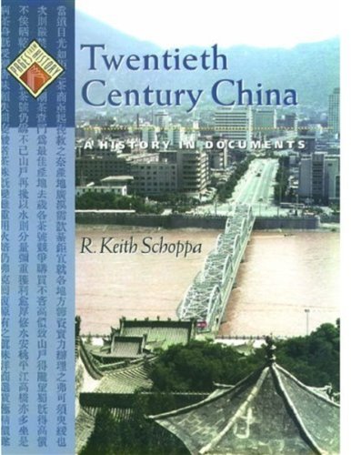 Beispielbild fr Twentieth Century China: A History in Documents (Pages from History) zum Verkauf von HPB-Red