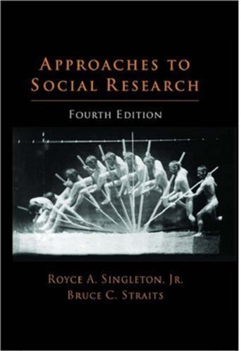 Stock image for Approaches to Social Research for sale by Jenson Books Inc
