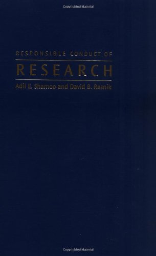 Imagen de archivo de Responsible Conduct of Research a la venta por Housing Works Online Bookstore