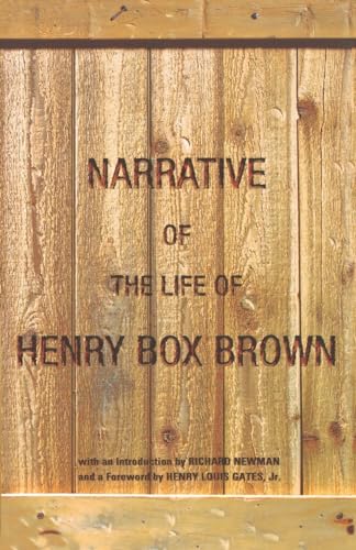 Beispielbild fr Narrative of the Life of Henry Box Brown zum Verkauf von HPB-Ruby