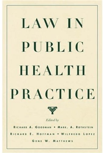 Stock image for Law in Public Health Practice for sale by THE OLD LIBRARY SHOP