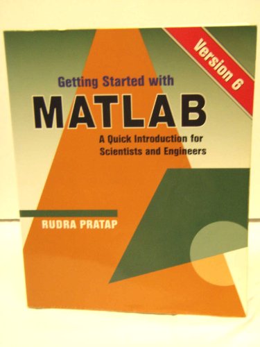 Imagen de archivo de Getting Started With MATLAB 6 a la venta por AwesomeBooks