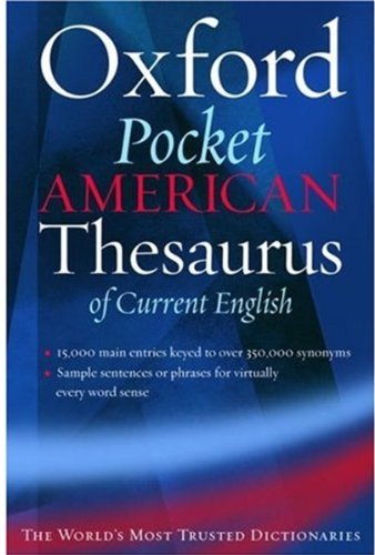 Beispielbild fr Oxford Pocket American Thesaurus of Current English zum Verkauf von Faith In Print