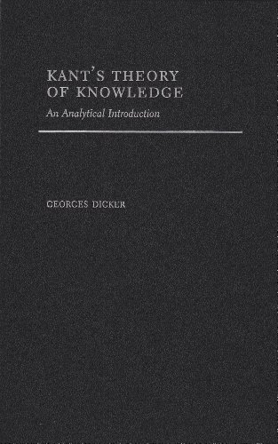 9780195153064: Kant's Theory of Knowledge: An Analytical Introduction