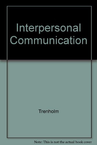 Stock image for Interpersonal Communication for sale by HPB-Red