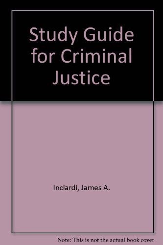 9780195155549: Study Guide for Criminal Justice, 7th Ed.