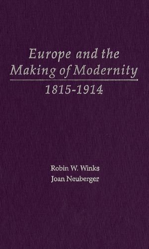 9780195156218: Europe and the Making of Modernity: 1815-1914
