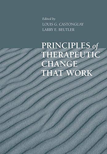 Stock image for Principles of Therapeutic Change That Work for sale by Better World Books