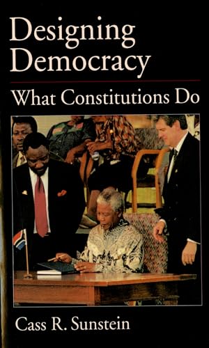 9780195158403: Designing Democracy: What Constitutions Do