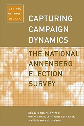 Beispielbild fr Capturing Campaign Dynamics: The National Annenberg Election Survey: Design, Method and Data includes CD-ROM zum Verkauf von Wonder Book