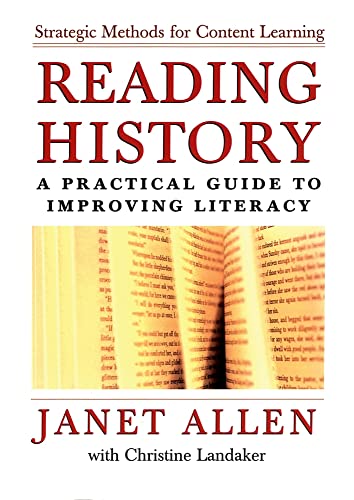 Beispielbild fr Reading History : A Practical Guide to Improving Literacy zum Verkauf von Better World Books