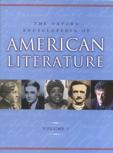 Stock image for The Oxford Encyclopedia of American Literature, Vol. 1 for sale by Irish Booksellers