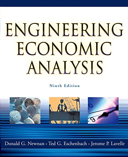 Engineering Economic Analysis (9780195168075) by Newnan, Donald G.; Eschenbach, Ted G.; Lavelle, Jerome P.