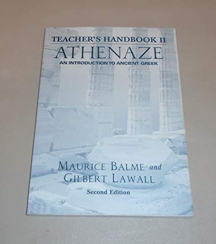 9780195168099: Athenaze Book II, Teacher's Handbook, 2nd Edition