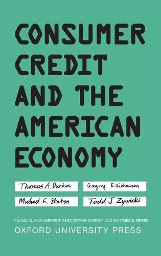 9780195169928: Consumer Credit and the American Economy
