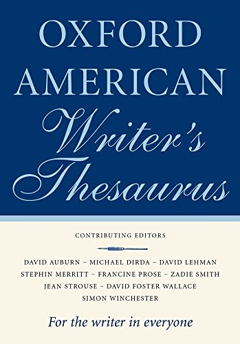 Stock image for The Oxford American Writer's Thesaurus for sale by Revaluation Books