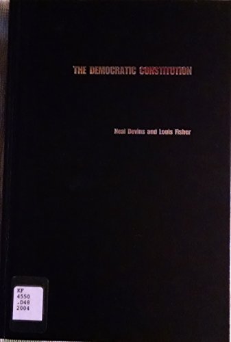 Stock image for The Democratic Constitution for sale by Labyrinth Books