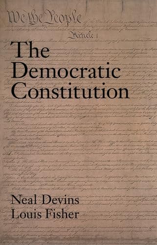 Beispielbild fr The Democratic Constitution zum Verkauf von Better World Books