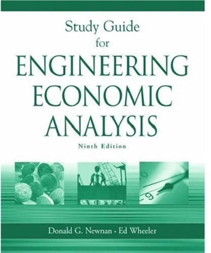 Imagen de archivo de Study Guide for Engineering Economic Analysis, Ninth Edition a la venta por Better World Books