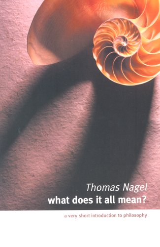 9780195174373: What Does It All Mean?: A Very Short Introduction to Philosophy