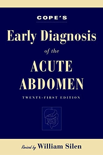 9780195175455: Cope's Early Diagnosis Of The Acute Abdomen