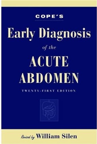 Beispielbild fr Cope's Early Diagnosis of the Acute Abdomen zum Verkauf von HPB-Red