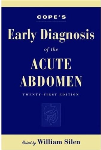 Stock image for Cope's Early Diagnosis of the Acute Abdomen for sale by St Vincent de Paul of Lane County