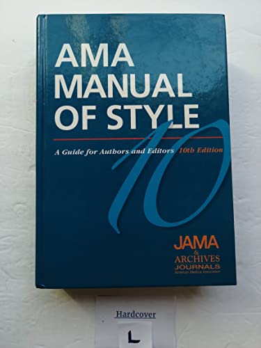 Imagen de archivo de AMA Manual of Style: A Guide for Authors and Editors a la venta por Your Online Bookstore