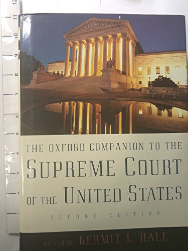 Stock image for The Oxford Companion To The Supreme Court Of The United States for sale by Library House Internet Sales