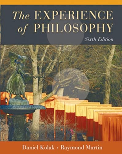 9780195177688: The Experience of Philosophy