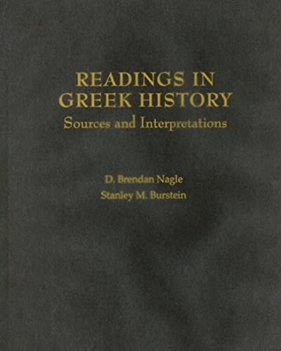 Stock image for Readings in Greek History: Sources anNagle, D. Brendan; Burstein, Sta for sale by Iridium_Books