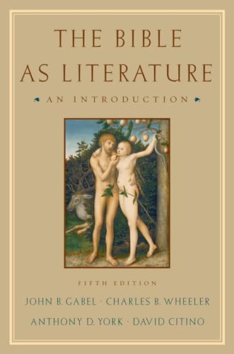 Beispielbild fr The Bible As Literature: An Introduction zum Verkauf von Front Cover Books