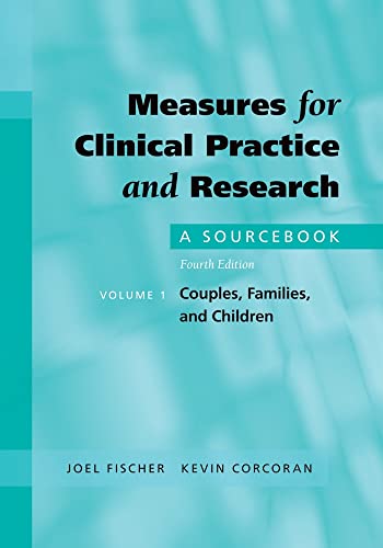 Stock image for Measures for Clinical Practice and Research: A Sourcebookvolume 1: Couples, Families, and Children for sale by ThriftBooks-Atlanta