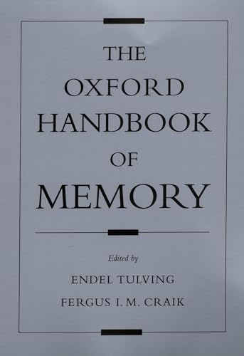 Stock image for The Oxford Handbook of Memory (Oxford Handbook Series) for sale by Open Books