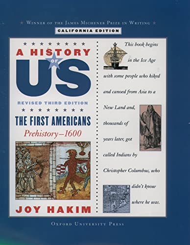 9780195182309: The First Americans (A History of Us)