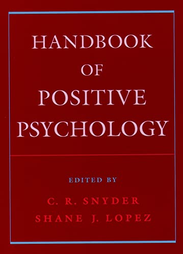 Beispielbild fr Handbook of Positive Psychology zum Verkauf von Mahler Books