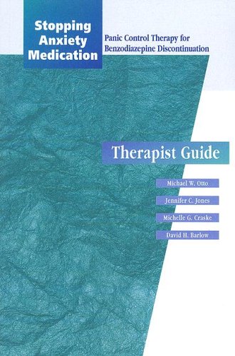 Imagen de archivo de Stopping Anxiety Medication (SAM): Panic Control Therapy for Benzodiaepine DiscontinuationTherapist Guide (Treatments That Work) a la venta por HPB-Red