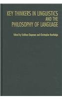 Beispielbild fr Key Thinkers in Linguistics and the Philosophy of Language zum Verkauf von Housing Works Online Bookstore
