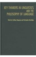 Stock image for Key Thinkers in Linguistics and the Philosophy of Language for sale by Housing Works Online Bookstore