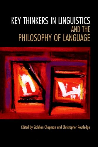 9780195187687: Key Thinkers in Linguistics and the Philosophy of Language