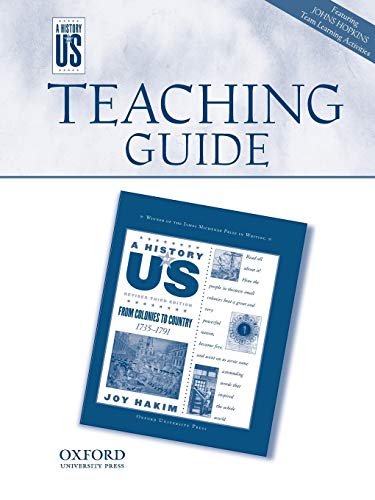 Stock image for Teaching Guide from Colonies to Country: Middle/High School Teaching Guide, A History of US: Teaching Guide Pairs with A History of US Book Three for sale by Books From California