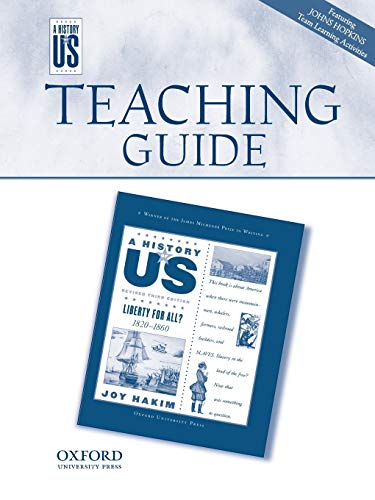 Stock image for Liberty for All Middle/High School Teaching Guide, A History of US: Teaching Guide pairs with A History of US: Book Five for sale by SecondSale