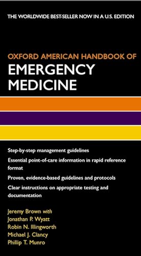 Beispielbild fr Oxford American Handbook of Emergency Medicine (Oxford American Handbooks of Medicine) zum Verkauf von Wonder Book