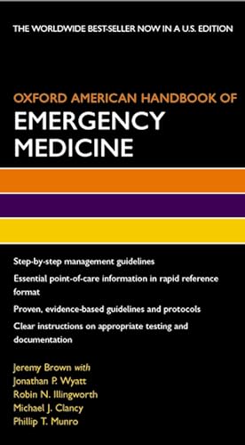 9780195189247: Oxford American Handbook of Emergency Medicine (Oxford American Handbooks of Medicine)