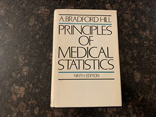 Stock image for Principles of medical statistics for sale by Irish Booksellers